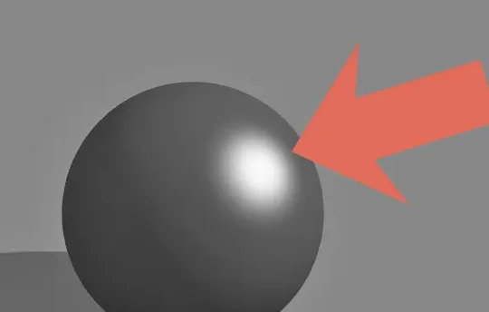 Highlight on a value sphere